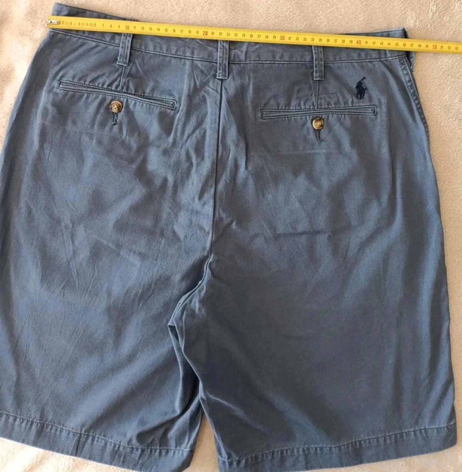Polo Ralph Lauren azul de ajuste relajado con logo bordado Talla 35 – photo 18
